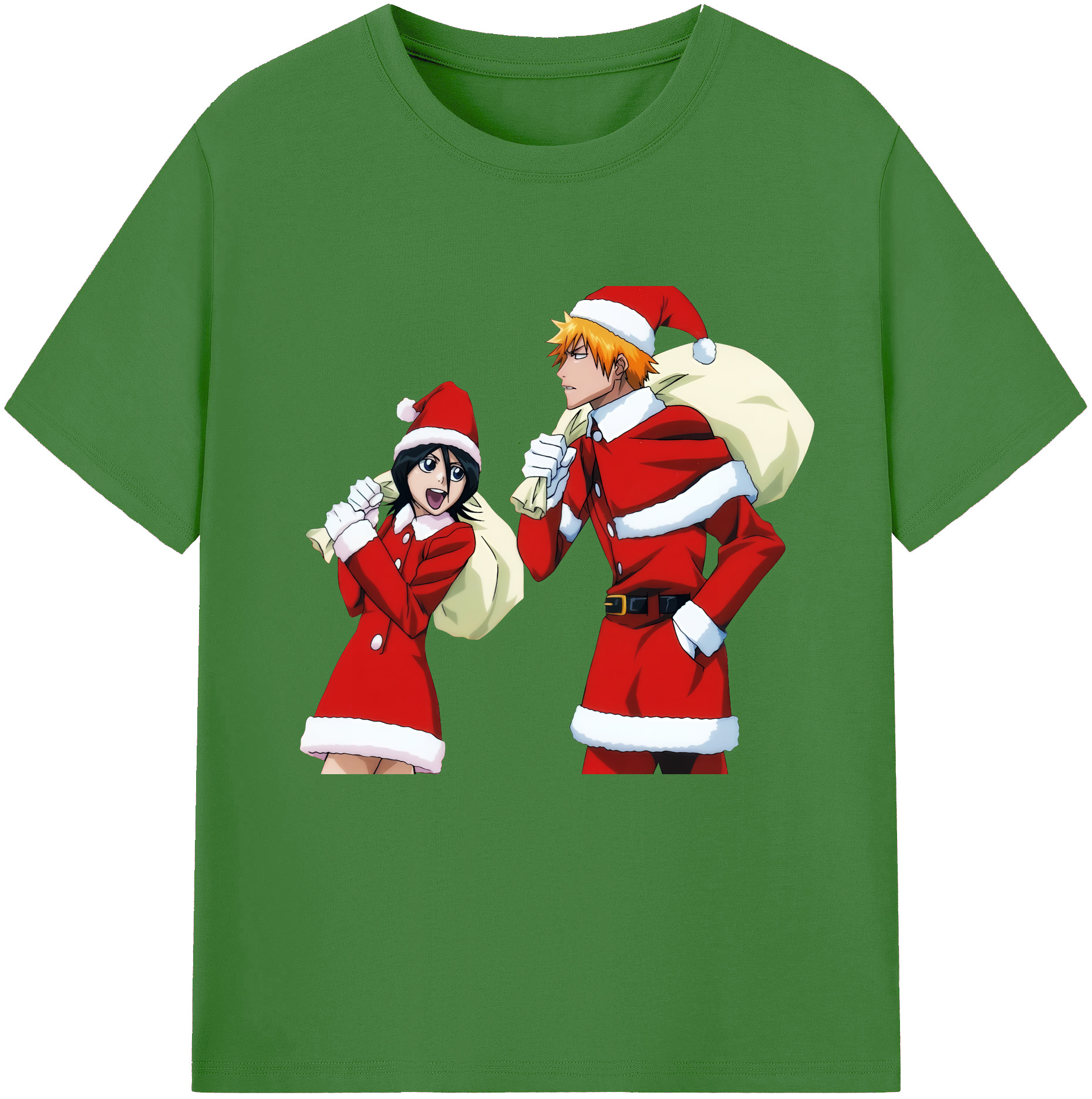 （画像用） ブリーチ 朽木ルキア BLEACH Kuchiki Rukia レディースカジュアルプリントTシャツ（綿100％）